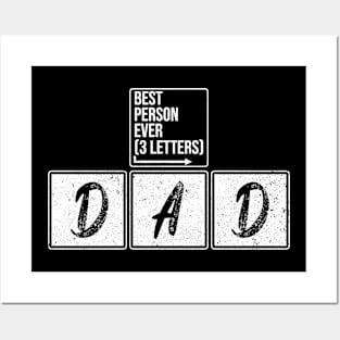 Dad Crossword Puzzle Father Best Dad Gift Posters and Art